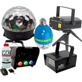 Kit Iluminação Festa 5x1 Laser Maq