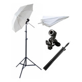 Kit Iluminação Greika Luz Contínua E27 Estúdio Newborn