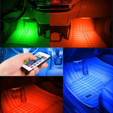 Kit Iluminação Interior Carro Automotivo Luz Led C Controle