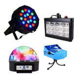 Kit Iluminação Para Festa De Aniversario Djs Balada Par Led