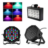 Kit Iluminação Para Festas Dj Balada Jogo De Luz Strobo Rgb