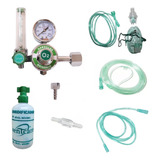 Kit Inalação Domiciliar Válvula Oxigênio Com Fluxômetro