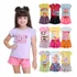 Kit Infantil 12 Peças De Roupa Menina Feminino Tam 1 A 10