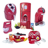 Kit Infantil Cozinha Chefe Geladeira Air