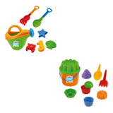 Kit Infantil De Praia Balde regador E Acessórios Beach Play