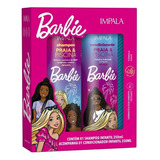 Kit Infantil Impala Barbie Praia E Piscina Shampoo Cond