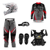 Kit Infantil Moto Cross Roupas