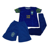 Kit Infantil Seleção Brasileira Short E