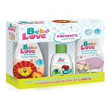 Kit Infantil Shampoo Condicionador Colônia Bebê Love