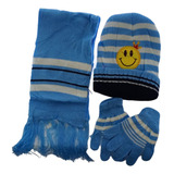 Kit Infantil Touca E Cachecol E Luva Inverno Frio