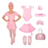 Kit Infantil Uniforme Bailarina 7 Itens   Squeeze
