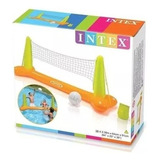 Kit Inflável Voleibol De Piscina Intex Cor Amarelo verde
