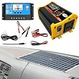 Kit Inicial Do Painel Solar Kit Painel Solar Com Inversor E Painéis Solares Energia Solar Completo Com Bateria E Inversor Para Barcos RV Casa Galpão