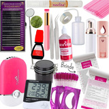 Kit Iniciante Volume Russo Premium Extensão De Cilios