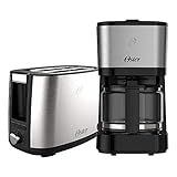 Kit Inox Cafeteira 0 75L E Torradeira Oster 127V