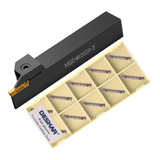 Kit Inserto Pastilha Bedame Mgmn 4mm Suporte Mgehr 2020