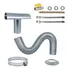 Kit Instalação Aquecedor A Gás Completo Duto E Chaminé 90mm