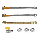 Kit Instalação Aquecedor A Gás Lz1600de Lorenzetti 40cm