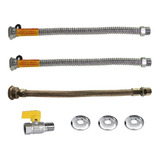 Kit Instalação Aquecedor Rinnai Reu E33 33 Litros Glp Gn