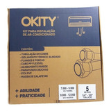 Kit Instalação Ar Condicionado Split 7 9 000btus 1 4 3 8 E Split Inverter 9 12 000 Btus 5metros Suporte