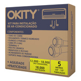 Kit Instalação Ar Split LG Voice Dual Inverter 18000 5 Mts