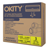 Kit Instalação Ar Split Samsung Inverter 12 000 3 Mts