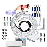 Kit Instalação Completo P Ar Condicionado Split HW Inverter Springer Mi Dea Xtreme Save Connect 9 000 BTU 3m Com Suporte