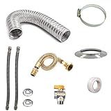Kit Instalação Do Aquecedor A Gás Compatível Com Rinnai 27 Litros Reu E27
