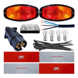 Kit Instalação Elétrica Lanterna Carretinha Reboque Carreta