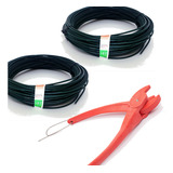 Kit Instalação Tela Belgo Fortinet Alicate 2kg De Arame