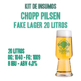 Kit Insumos Chopp Pilsen Fake Lager 20 Litros