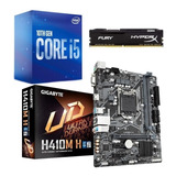 Kit Intel 10 Geração I5 10400f Gigabyte H410m h 16gb 2666mhz