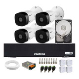 Kit Intelbras 4 Cam 1220b Fullhd Dvr Mhdx 3104 Full Hd C Hd