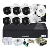 Kit Intelbras 6 Cam 1120b G4 Ir 20m Dvr 8 Mhdx 1108 Hd 1 Tb