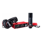 Kit Interface Audio Focusrite Scarlett 2i2 Home Studio 3 ger
