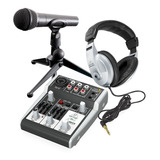Kit Interface De Audio Behringer Podcastudio