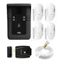Kit Interfone Coletivo 4 Pontos Agl Monofone Fechadura Cabo