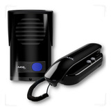 Kit Interfone Porteiro Residencial Agl P10s Bivolt Preto