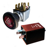 Kit Interruptor Relé Pisca Alerta Fusca Kombi Brasília Vw