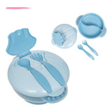 Kit Introdução Alimentar Buba Infantil Talheres E Divisória