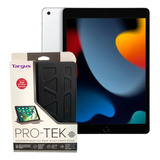Kit iPad 9th 10 2 64gb Wi fi Prata capa Pro tek Targus Preto