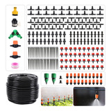 Kit Irrigação 211 Pcs Nebulização Gotejador Bicos 40m Tubo