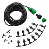 Kit Irrigação Com 24 Nebulizadores Nevoa 30 Metros Microtubo