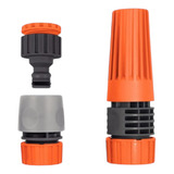 Kit Irrigação Com Engate Rápido E Esguicho 3 Pçs Tramontina