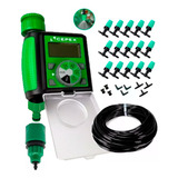 Kit Irrigação Nebulização 15 Bicos 50m C Temporizador Aut
