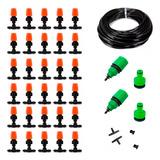 Kit Irrigação Nebulização 36 Bicos 85m Microtubo 4mm