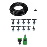 Kit Irrigação Nebulização Névoa C 15metros De Micro Tubo