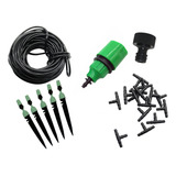 Kit Irrigação Para 15 Vasos Gotejador Integrado Ajustável