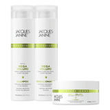 Kit Jacques Janine Mega Volume Máscara 80g 3 Itens