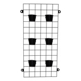Kit Jardim Vertical Modular 6 Suportes Argola